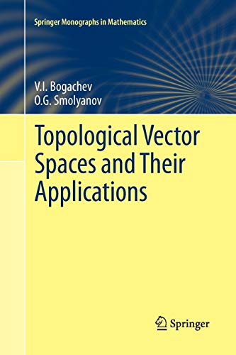 Imagen de archivo de Topological Vector Spaces and Their Applications (Springer Monographs in Mathematics) a la venta por GF Books, Inc.