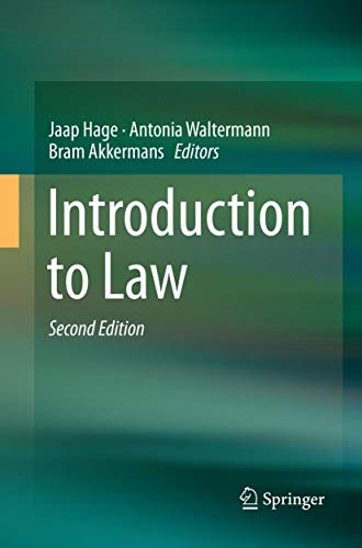 9783319861142: Introduction to Law: second Edition