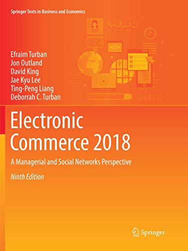 Beispielbild fr Electronic Commerce 2018 : A Managerial and Social Networks Perspective zum Verkauf von Books Puddle