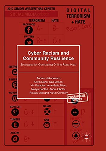 Stock image for Cyber Racism and Community Resilience: Strategies for Combating Online Race Hate (Palgrave Hate Studies) for sale by Lucky's Textbooks