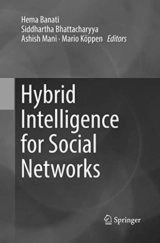 9783319879550: Hybrid Intelligence for Social Networks