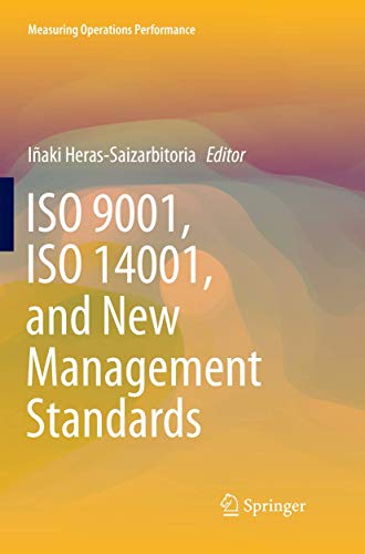 Imagen de archivo de ISO 9001, ISO 14001, and New Management Standards (Measuring Operations Performance) a la venta por GF Books, Inc.