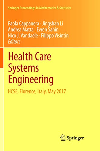9783319881881: Health Care Systems Engineering: HCSE, Florence, Italy, May 2017