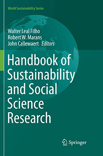 Stock image for Handbook of Sustainability and Social Science Research (World Sustainability Series) for sale by GF Books, Inc.