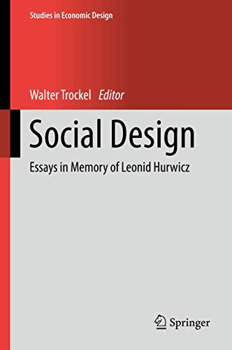 Imagen de archivo de Social Design: Essays in Memory of Leonid Hurwicz (Studies in Economic Design) a la venta por BooksRun