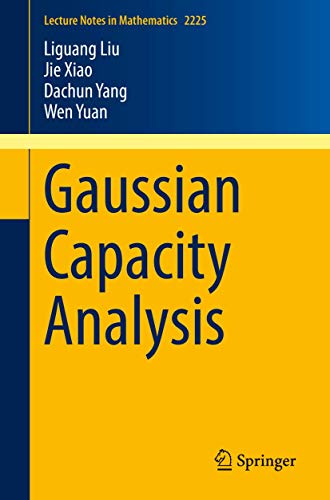 Imagen de archivo de Gaussian Capacity Analysis a la venta por Books Puddle