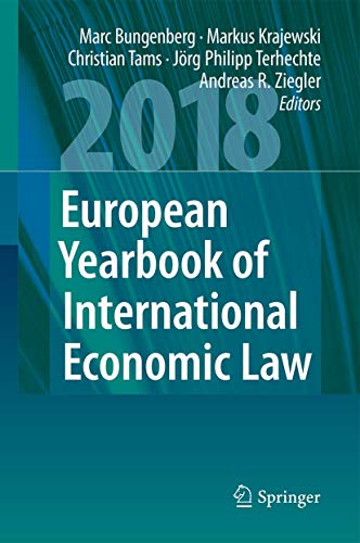 Stock image for European Yearbook of International Economic Law 2018 for sale by Revaluation Books