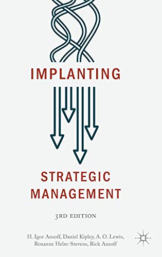 9783319995984: Implanting Strategic Management