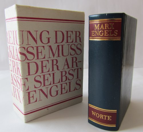 Stock image for Marx-Engels-Worte Minibuch Marx ; Engels for sale by ralfs-buecherkiste