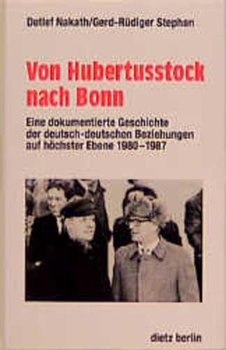 9783320018832: Von Hubertusstock nach Bonn