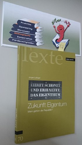 Beispielbild fr Zukunft Eigentum: Wem gehrt die Republik? zum Verkauf von medimops