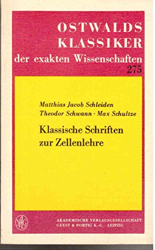 9783321000348: Klassische Schriften zur Zellenlehre (Ostwalds Klassiker der exakten Wissenschaften) (German Edition)