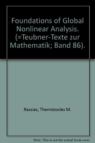 9783322003423: Foundations of Global Nonlinear Analysis