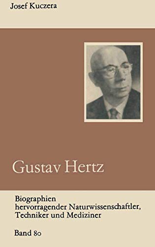 Imagen de archivo de Gustav Hertz a la venta por Buchpark