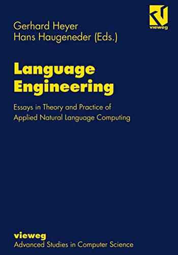 9783322830586: Language Engineering: Essays in Theory and Practice of Applied Natural Language Computing