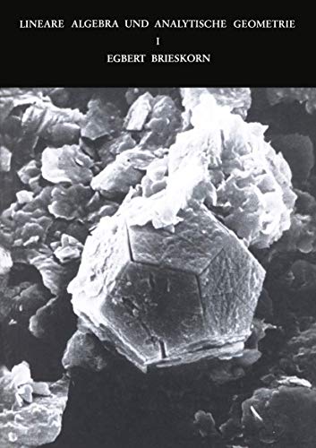 Imagen de stock para Lineare Algebra und Analytische Geometrie I: Noten zu einer Vorlesung mit historischen Anmerkungen von Erhard Scholz (German Edition)