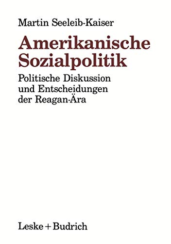 Stock image for Amerikanische Sozialpolitik for sale by Chiron Media