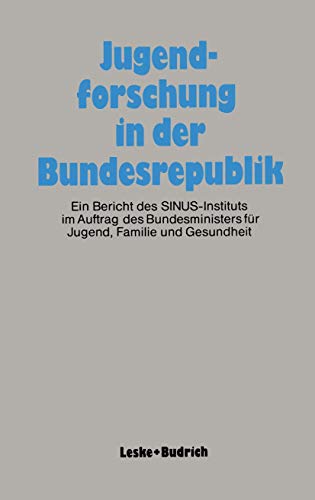 9783322954893: Jugendforschung in der Bundesrepublik