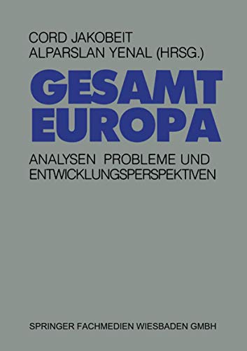 9783322960122: Gesamteuropa: Analysen, Probleme und Entwicklungsperspektiven (German Edition)