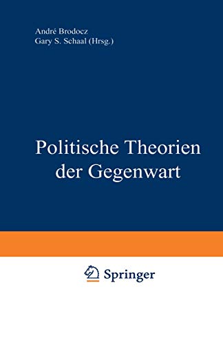 Stock image for Politische Theorien der Gegenwart for sale by Chiron Media