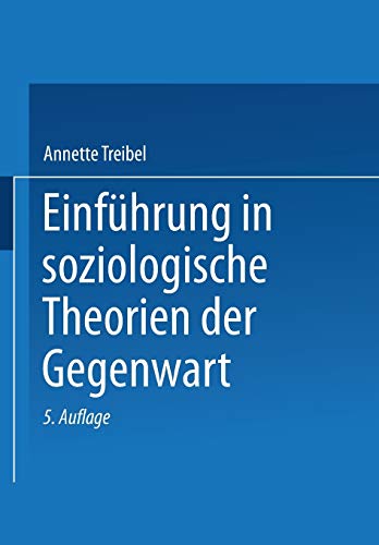 Beispielbild fr Einfhrung in soziologische Theorien der Gegenwart. zum Verkauf von Gast & Hoyer GmbH