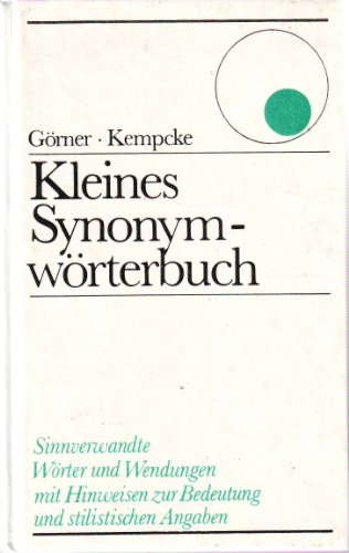 Stock image for Kleines Synonymwo rterbuch (German Edition) for sale by ThriftBooks-Dallas