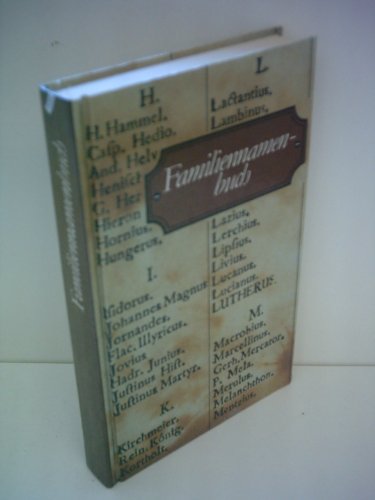 Familiennamenbuch.