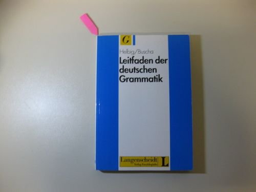 Imagen de archivo de Leitfaden Der Deutschen Grammatik a la venta por HPB-Red