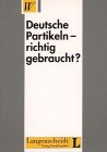 Deutsche Partikeln-richtig Gebraucht (9783324006088) by Helbig, Gerhard