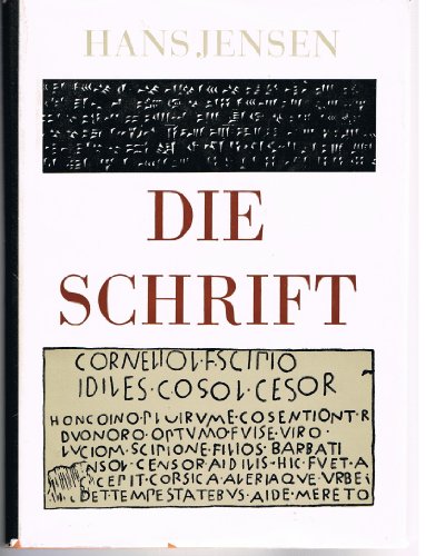 Imagen de archivo de Die Schrift in Vergangenheit und Gegenwart a la venta por medimops