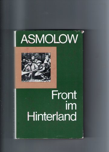 Imagen de archivo de Front im Hinterland a la venta por Bernhard Kiewel Rare Books