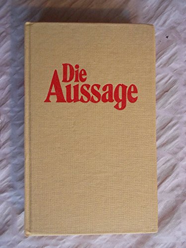 9783327006702: Gnter Guillaume: Die Aussage . DDR-Spion . Willy Brandt . MfS