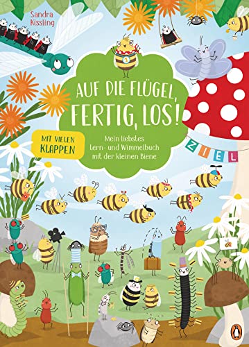 9783328300311: Auf die Flgel, fertig, los!: Mein liebstes Lern- und Wimmelbuch mit der kleinen Biene - Pappbilderbuch mit vielen Klappen fr Kinder ab 30 Monaten