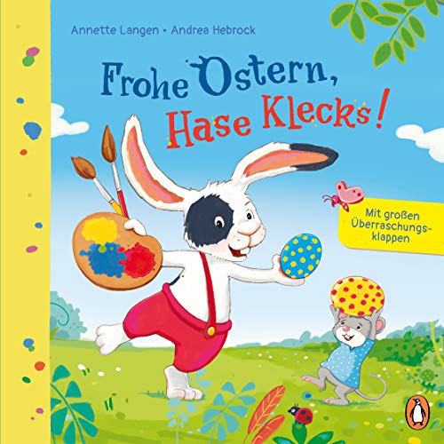 Beispielbild fr Frohe Ostern, Hase Klecks!: Pappbilderbuch ab 2 Jahren - mit groen berraschungsklappen zum Verkauf von medimops