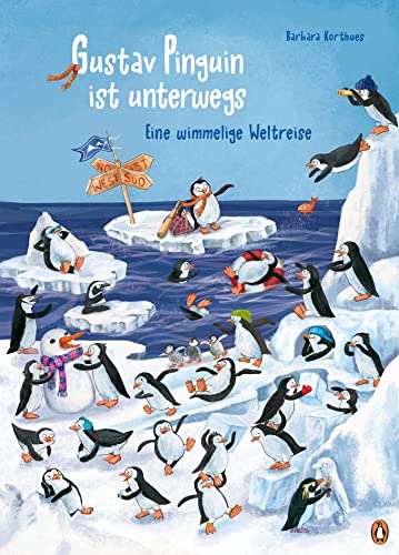 Beispielbild fr Gustav Pinguin ist unterwegs ? Eine wimmelige Weltreise: Wimmeliges Pappbilderbuch fr Kinder ab 2 Jahren zum Verkauf von medimops