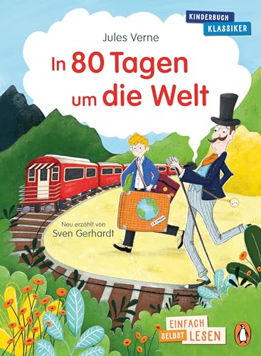 Beispielbild fr Penguin JUNIOR - Einfach selbst lesen: Kinderbuchklassiker - In 80 Tagen um die Welt zum Verkauf von GreatBookPrices