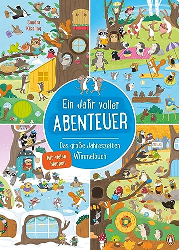 9783328302940: Ein Jahr voller Abenteuer - Das groe Jahreszeiten-Wimmelbuch: Ein Wimmelbuch in extragroem Format und mit vielen Klappen ab 2,5 Jahren