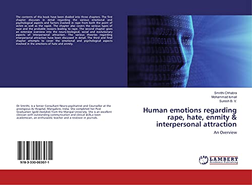 Stock image for Human emotions regarding rape, hate, enmity & interpersonal attraction: An Overview for sale by Revaluation Books