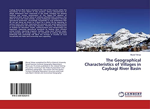 9783330020245: The Geographical Characteristics of Villages in Caybagi River Basin