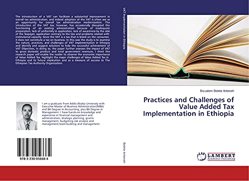 9783330056664: Practices and Challenges of Value Added Tax Implementation in Ethiopia