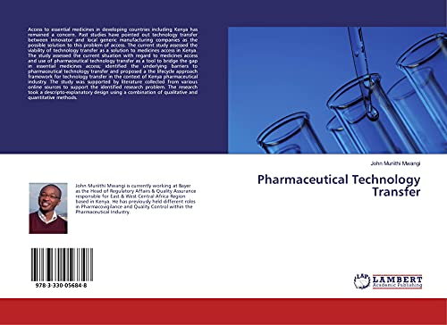 9783330056848: Pharmaceutical Technology Transfer