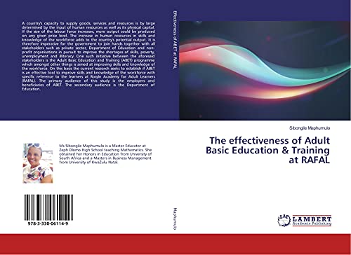 9783330061149: The effectiveness of Adult Basic Education & Training at RAFAL