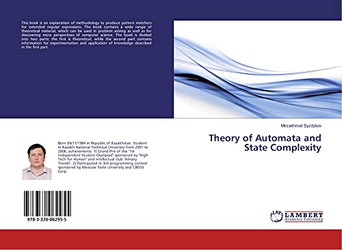 Imagen de archivo de Theory of Automata and State Complexity a la venta por Revaluation Books