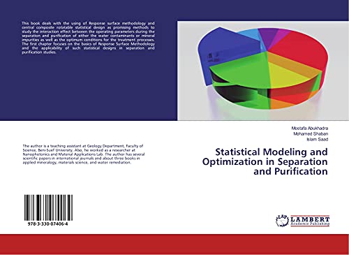 Immagine dell'editore per Statistical Modeling and Optimization in Separation and Purification venduto da Revaluation Books