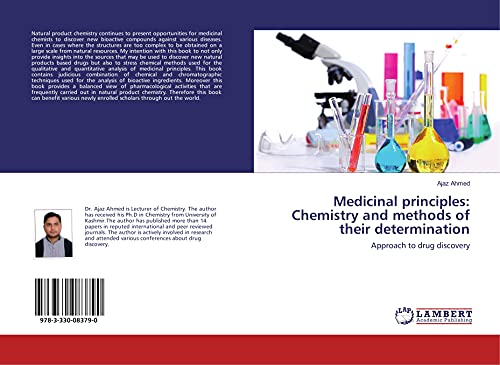 9783330083790: Medicinal principles: Chemistry and methods of their determination: Approach to drug discovery