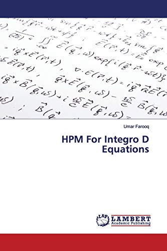 Stock image for HPM For Integro D Equations for sale by Lucky's Textbooks