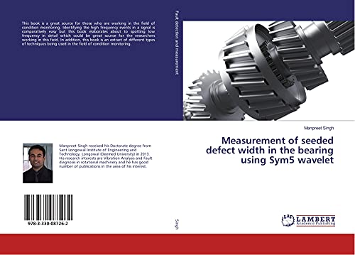 9783330087262: Measurement of seeded defect width in the bearing using Sym5 wavelet