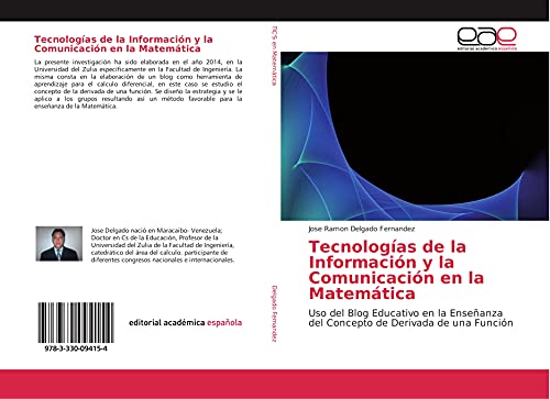 9783330094154: Tecnologas de la Informacin y la Comunicacin en la Matemtica: Uso del Blog Educativo en la Enseanza del Concepto de Derivada de una Funcin