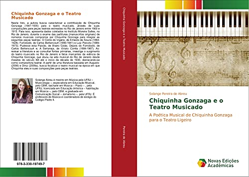 9783330197497: Chiquinha Gonzaga e o Teatro Musicado: A Potica Musical de Chiquinha Gonzaga para o Teatro Ligeiro (Portuguese Edition)