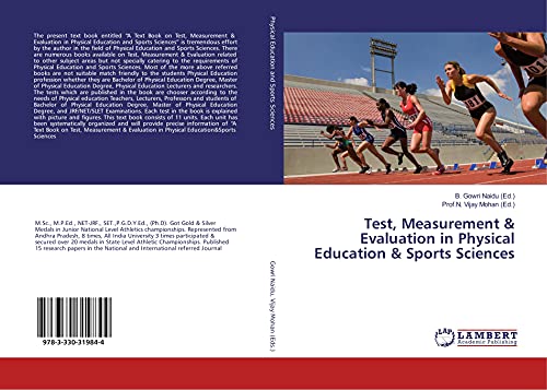 9783330319844: Test, Measurement & Evaluation in Physical Education & Sports Sciences